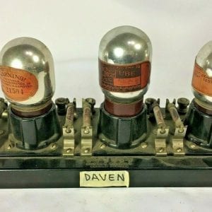 Daven Radio 3 Tube Amplifier With Daven Tubes RARE RARE RARE