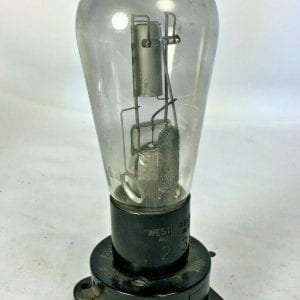 Western Electric 253-A Vacuum Tube RARE!!! With Socket EVEN RARER!!! Early Radio
