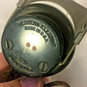 Western Electric 528 Headset Operator Switchboard Headphones RARE Vintage
