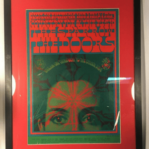 The Doors 1967 Avalon Ballroom Poster RARE Original Family Dog First Run Framed