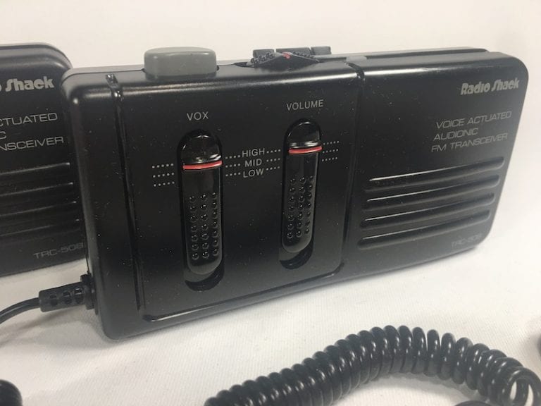 Radio Shack TRC508 Voice Actuated TwoWay Communicators Pair Vintage Fun! Vintage