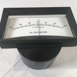 Vintage Dixson 0-120KW Per Cent Round Panel Meter 