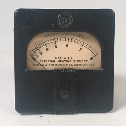 RCA Thermo-Ammeter MI-7157-05 Weston Vintage Early Radio Meter