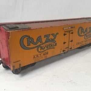 O Scale Model Railroad Scale-Craft Reefer Boxcar 40s Finished Kit Wooden Crazy Crystals RARE!