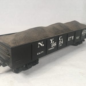 O Scale Model Railroad Coal Car Hopper N.Y.C. Central Vintage 9824