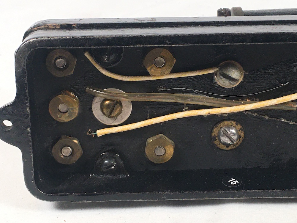RARE Telegraph Sounder Cast Base Gold Pinstripe Relay Telephony Morse ...