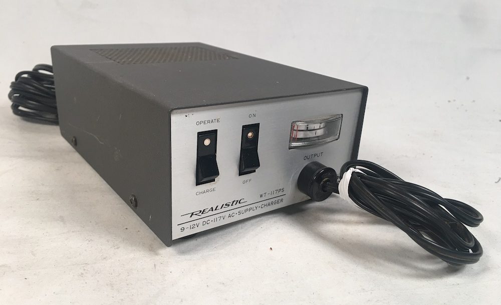 Realistic WT-117PS Power Supply AC Charger Switchable 9V or 12V DC Radio  Shack - Vintage