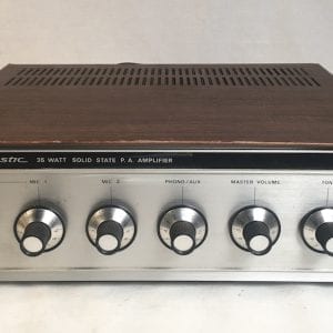 Realistic 35 Watt Solid State P.A. Amplifier MPA-35 32-2022 Vintage Radio Shack Mic Mixer