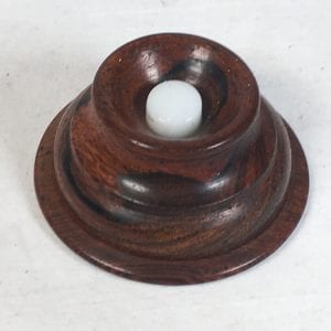 Antique Wooden Button Momentary Doorbell Unique #2