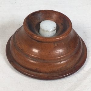 Antique Wooden Button Momentary Doorbell Unique #1