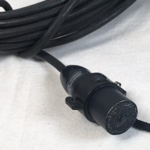 University Sound US649B Compact Microphone Vintage Cabled EV Electro Voice Lavalier