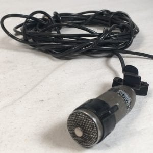 Electro Voice 649B Lapel Microphone Compact Lavalier Cabled EV Vintage Dynamic