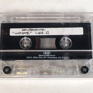Spineshank RARE Demo Original "Waste" Vintage Session Tape Cassette Preproduction