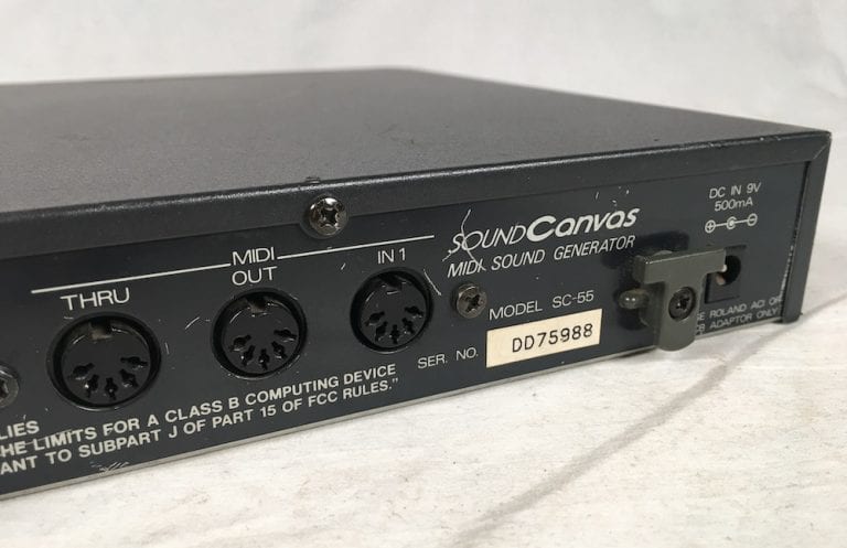 Roland Sound Canvas SC-55 Midi Module Music Generator Synthesizer ...