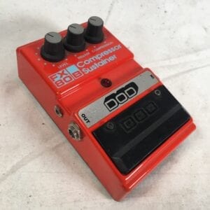 DOD FX80-B Compression/Sustainer Guitar Effect Pedal Orange Stomp Box FX