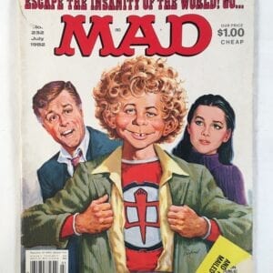 MAD Magazine July 1982 Vintage Comics Adolescent Humor Alfred E. Neuman
