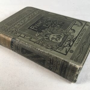 Evil Genius Vintage Book by Wilke Novel Antique Franklin Edition Decorative Hard Cover