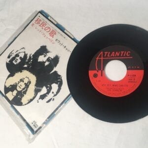 Led Zeppelin "Immigrant Song" RARE Original Vinyl 45 RPM Single Import Japanese Vintage 7" 1970s