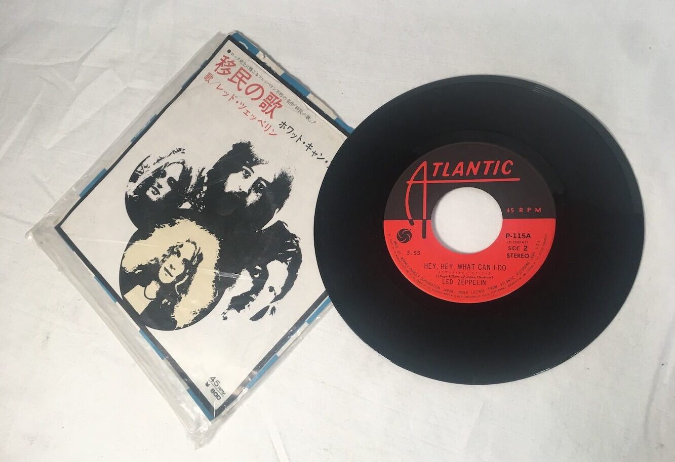 Las mejores ofertas en LED Zeppelin manga Excelente (EX) discos de vinilo  de 45 RPM