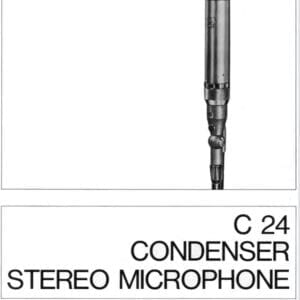 AKG C24 Microphone Specification Sheet Data FREE DOWNLOAD!!! Tube/Valve Stereo Condenser Mic Austria Vintage Pro Audio