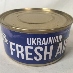 Ukrainian "Fresh Air" in a Can Novelty Souvenir Not Russian Joke Crimea Haha Pollution? Chernobyl? Industrial Wasteland? Really?