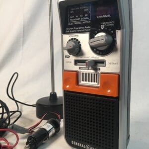 General Electric 3-5900 Emergency Citizen Band 2-Way Radio Kit Antenna Portable Auto GE