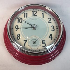 Sterling & Noble Vintage-Look Retro Clock Battery Operated Will Give You Good Time!