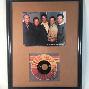 Elvis and the Jordanaires Autographed Plaque "Don't" 45rpm Single Photo Presley 1966