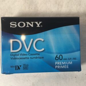 Sony Mini-DV Video Tape DV-60 Cartridge Brand New DVC 60 Minute Digital Video Blank