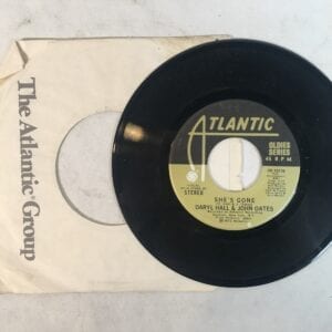 Daryl Hall & John Oates "She's Gone" 45rpm Single b/w "When The Morning Comes" 1974 Vinyl 7"