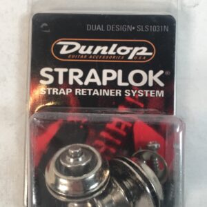 Dunlop Straplok Dual Design SLS1031N Chrome Guitar Strap Retainer System #4