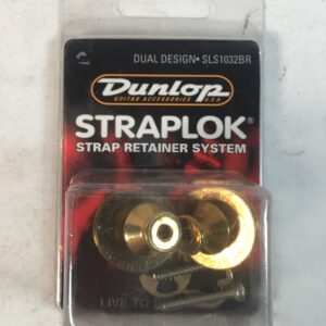 Dunlop Straplok Dual Design SLS1031N Gold Finish Guitar Strap Retainer System #3