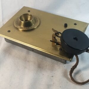 Couch Intercom Doorbell Vintage Brass Bakelite Earpiece Ring