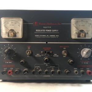 Science-Electronics Model PS-36 Regulated Power Supply Shop Bench Tool