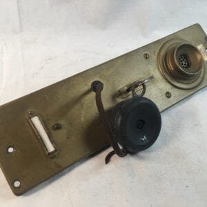 Graybar 1520-U Inter-Phone Tall Intercom Doorbell Dull Gold Finish with 179W Receiver