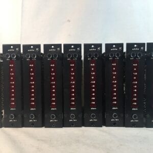 S44S Bar Graph VU Modules with Cards >>> Lot of 9 >>> Lotsa Vintage Parts for Consoles!!!!!