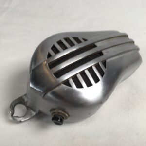 Turner P-9-D Microphone Parts Shell Body No Cartridge Project Mic Cast Nickel Chrome Vintage Art Deco P9D