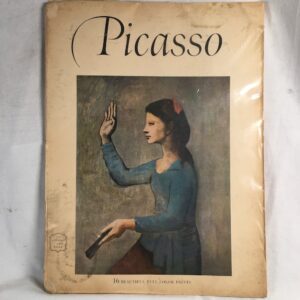 Picasso "Art Treasures of the World" Vintage Art Book 16 Beautiful Full-Color Prints Large Soft Cover Special Plates 1954 Blue Period