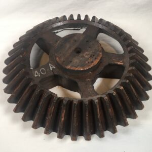 Foundry Form Wooden Antique General Motors Sand Casting Gear Mold Steampunk Industrial Decor Historic Rare Museum Worthy Piece for Molten Iron