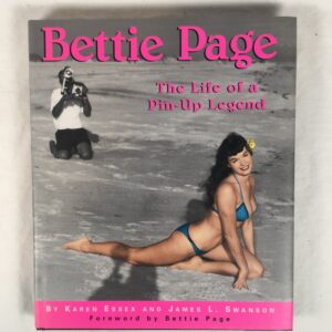 Bettie Page "The Life of a Pin-Up Legend" Book Signed By Bettie!!! Naughty Picture Centerfold Autographed