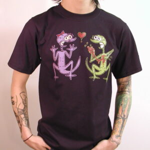 Love Critters "Lizard Lovers" T-Shirt - Original Design by Josh Dies - Limited New Short Sleeve