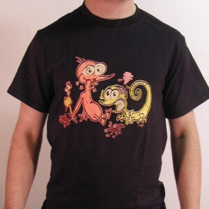 Love Critters "Sharing Thoughts" T-Shirt - Original Design by Josh Dies - New Short Sleeve