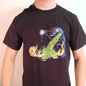 Love Critters "Super Puke" T-Shirt - Original Design by Josh Dies - Limited New Short Sleeve
