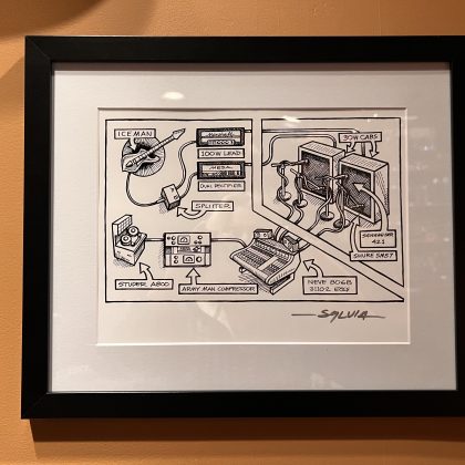 “SOAD Iceman Guitar” Signed and Framed Poster by Sylvia Massy – Recording Unhinged