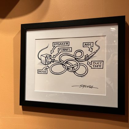 “DIY Cooper Time Cube” Signed and Framed Poster by Sylvia Massy – Recording Unhinged