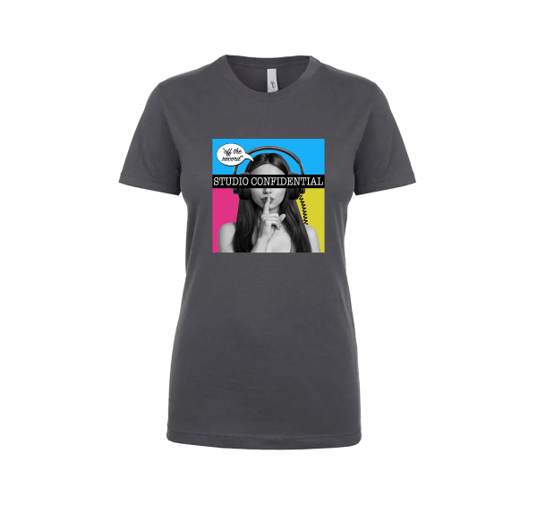 Studio Confidential Logo Grey Girls T-Shirt