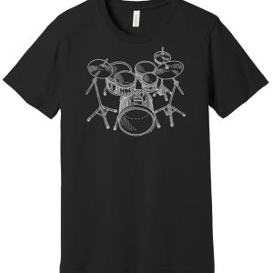 T-Shirt Custom Sylvia-Drawn - Drumkit